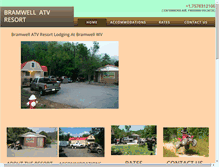 Tablet Screenshot of bramwellatvresort.com